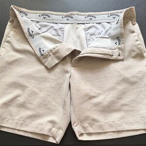 Callaway Light Beige men’s Golf Shorts